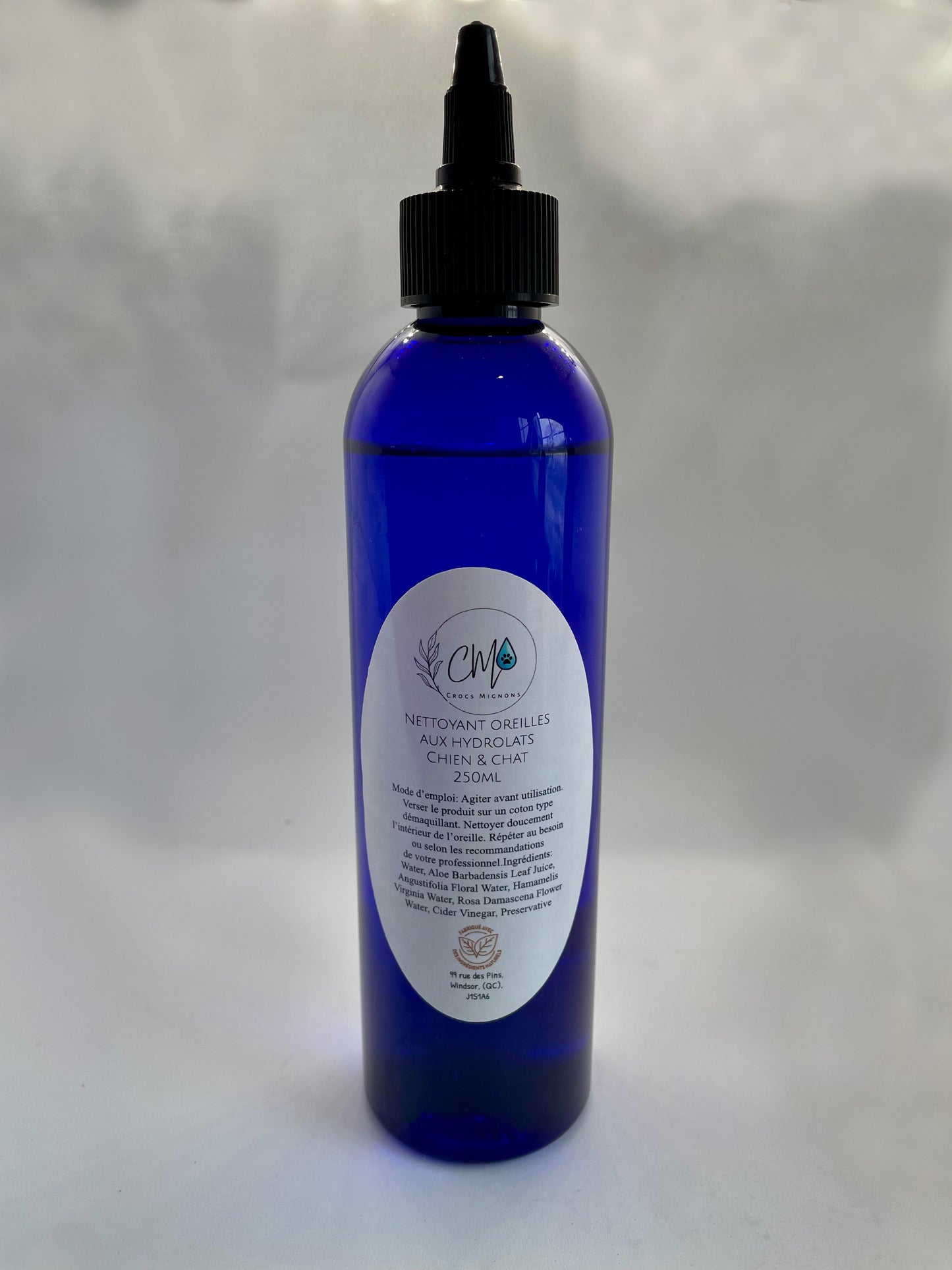 Nettoyant hydratant pour oreilles