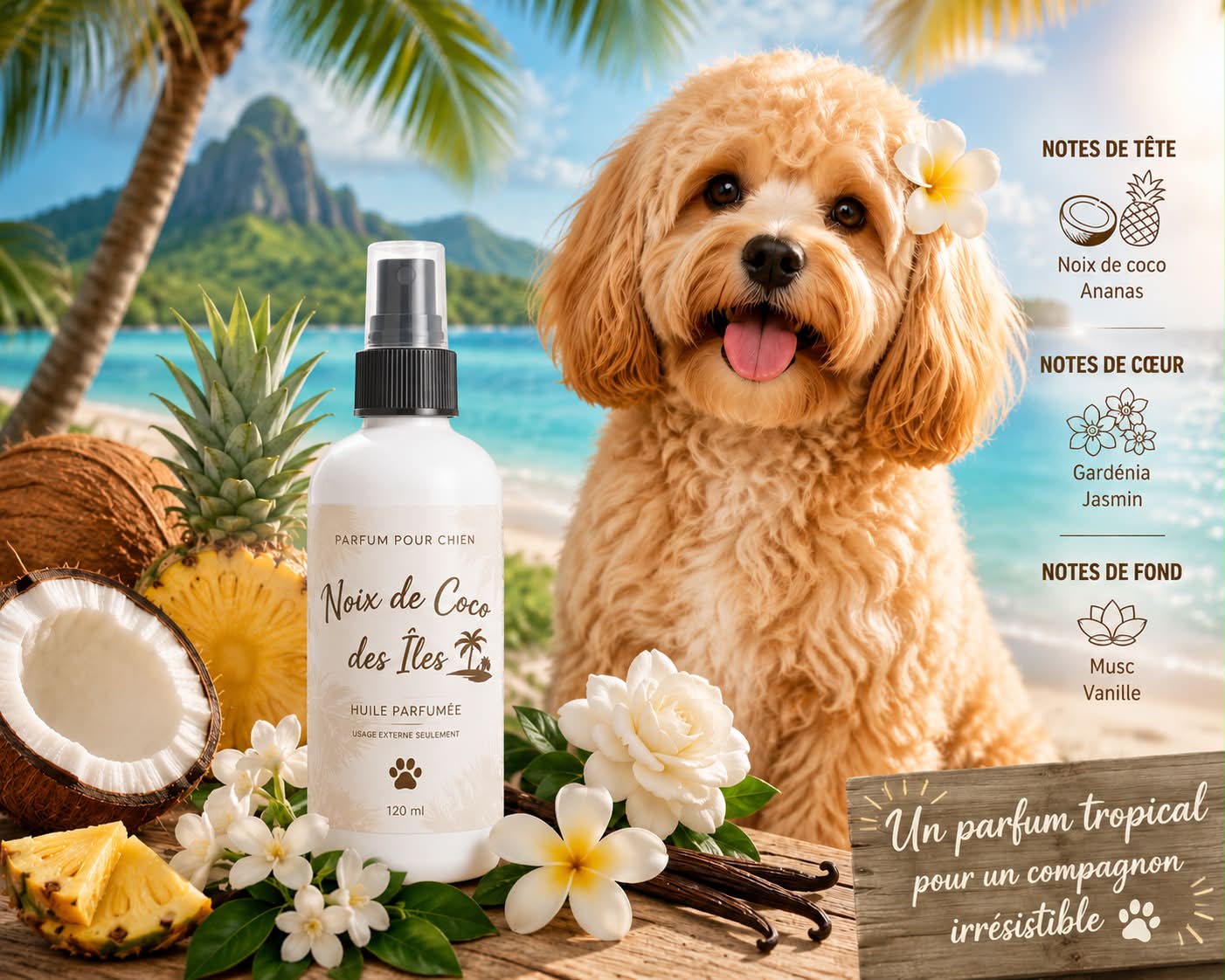 Brume parfumée pour chiens & chats